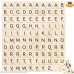 200pcs Wooden Letter Tiles for Scrabble Crossword Game Pinowu Wood Scrabble Letters Replacement for DIY Craft Gift Decoration Scrapbooking and Making Alphabet Coaster B07MLNPJG5